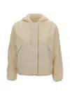Moncler Reversible Ripstop Jacket In Neutral