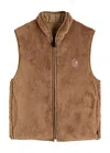 Moncler Reversible Shell And Shearling Gilet