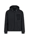 Moncler Bergun Reversible Down Jacket In Black  