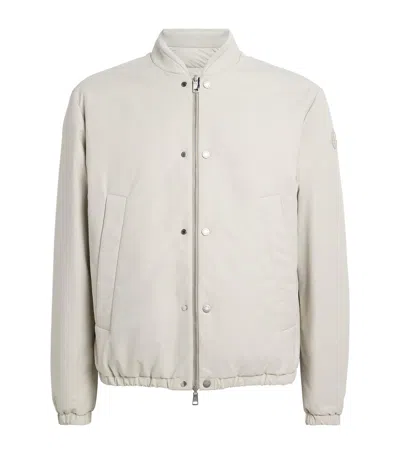 Moncler Reversible Tafoni Bomber Jacket In Neutral