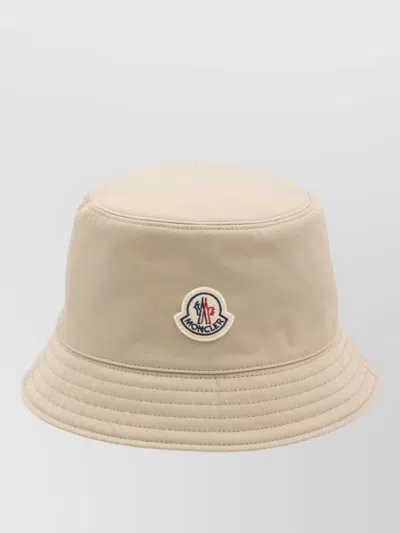 Moncler Reversible Technical Fabric Bucket Hat In White