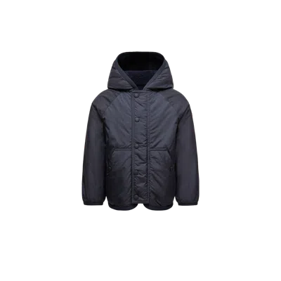 Moncler Cardigan Zippé Réversible, Enfant, Multicolore, Taille: 6a In Blue