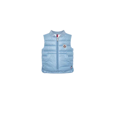 Moncler Kids' Doudoune Sans Manches Rezzan, Garçons, Bleu, Taille: 9/12 In Blue