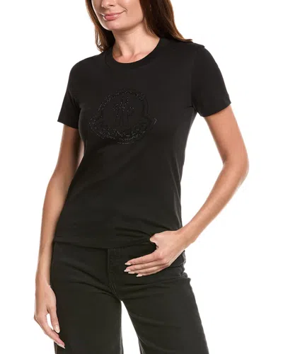 MONCLER MONCLER RHINESTONE LOGO T-SHIRT