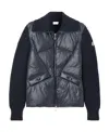 Moncler Rib Down Jacket In Black