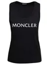 Moncler Logo-print Tank Top In Black