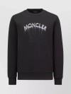 MONCLER RIBBED CREWNECK SWEATER WITH LONG SLEEVES