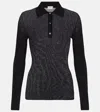 Moncler Polohemd Aus Einem Baumwollgemisch In Schwarz