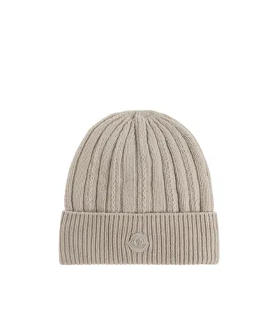 Moncler Ribbed Knit Hat In No