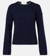 Moncler Ribbed-knit Wool And Cashmere Sweater