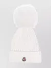 Moncler Pompom-detail Ribbed Beanie