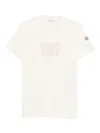 Moncler Logo Cotton T-shirt In White