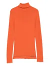 Moncler Ribbed Turtleneck Sweater In Multi