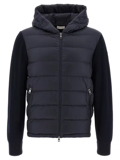 MONCLER MONCLER RIBBED WOOL HOODIE