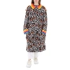 MONCLER MONCLER RICHARD QUINN ZEBRA LOGO-PRINT AVA COAT