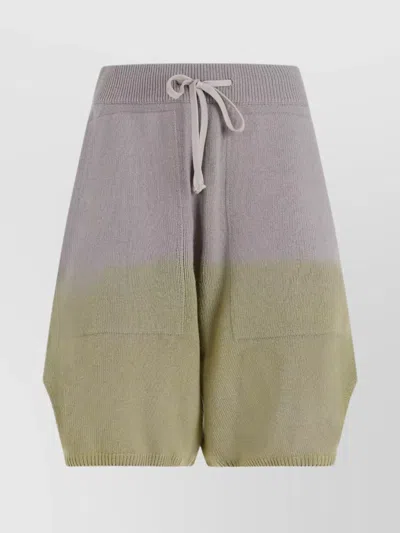 MONCLER RICK OWENS LONG BOXERS WITH DROP CROTCH