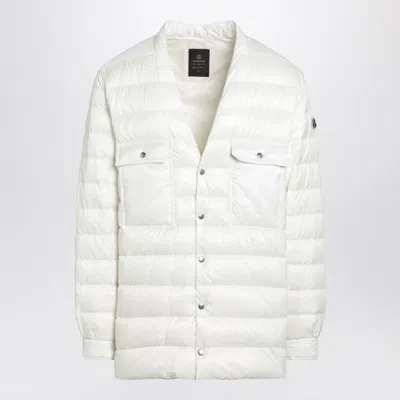 Moncler + Rick Owens White Quilted Jacket Men