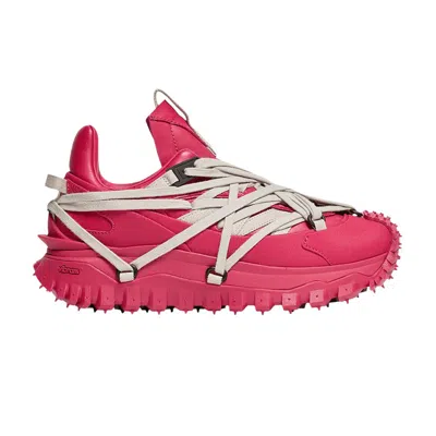 Pre-owned Moncler Rick Owens X  Trailgrip Megalace Sneaker 'carnelian' | Pink | Men's Size 42