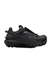 Moncler Trailgrip Gtx Leather Sneaker In Black