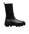 Moncler Neue Chelsea High Ankle Boots In Black