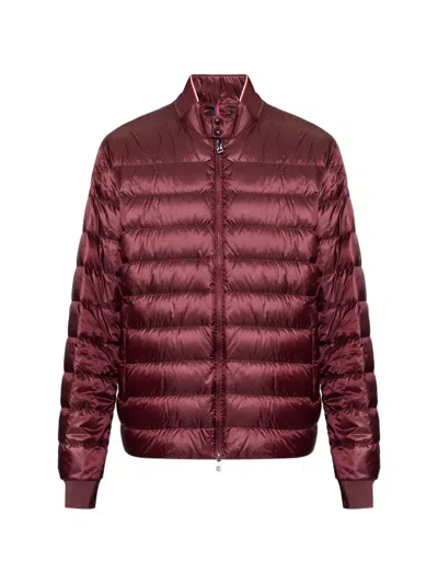 Moncler Rigel Padded Jacket In Burgundy