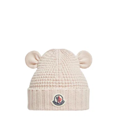 Moncler Rimless Cap In Nude