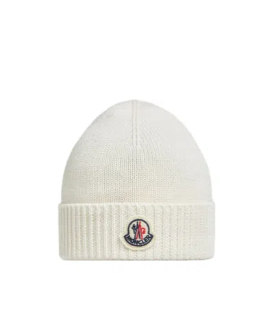 Moncler Rimless Cap In White