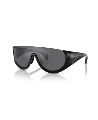 Moncler Rimless Mirrored Sunglasses Me8022 In Black