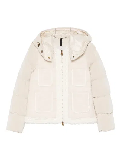 Moncler Ripaille Puffer Jacket In Neutral