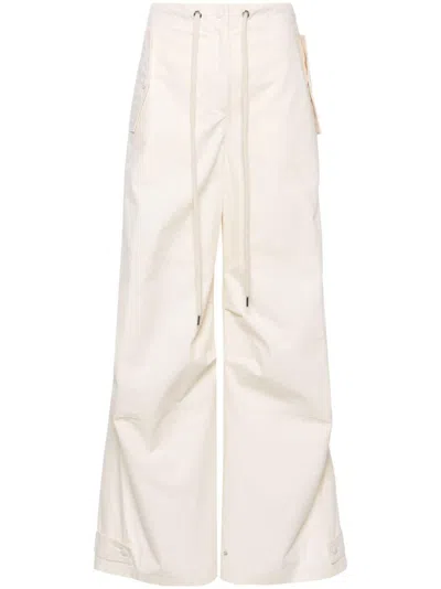 MONCLER RIPSTOP COTTON CARGO TROUSERS