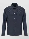 Moncler Ripstop Shirt In Blue