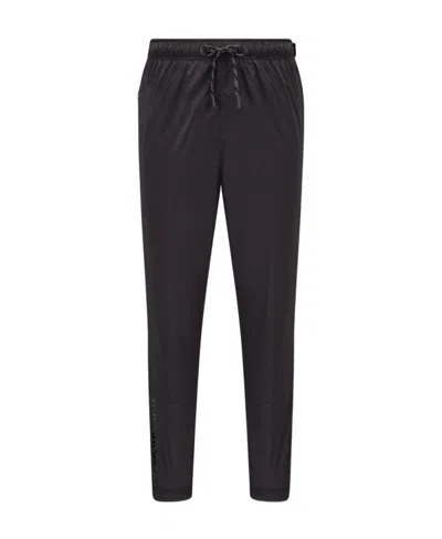 Moncler Ripstop Tapered Trousers In Black