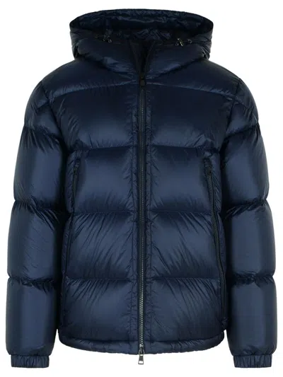 Moncler 'rivau' Blue Polyamide Down Jacket