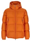 Moncler Rivau Down Jacket In Orange