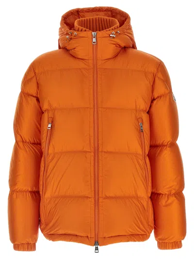 Moncler Rivau Down Jacket In Orange