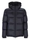 Moncler Hooded Zip Jacket In Black