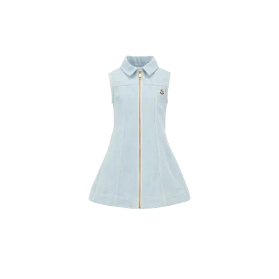 white christmas dresses Denim Shirt Dress - Moncler - Women main image 1