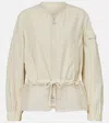 Moncler Rochecotte Broderie Anglaise Jacket In White