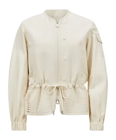 Moncler Rochecotte Broderie Anglaise-trimmed Jacket