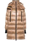 Moncler Rochelairs Puffer Jacket In Brown
