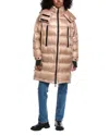 Moncler Rochelairs Down Coat In Pink