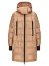 Moncler Rochelairs Puffer Jackets Pink In Brown
