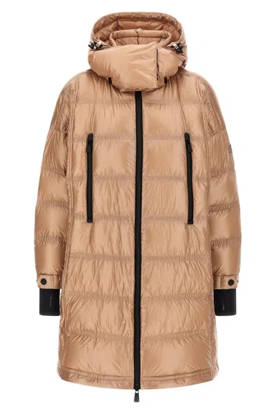 Moncler Rochelairs Puffer Jackets Pink In Brown