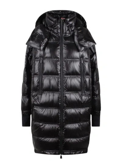 Moncler Down Coat In Black