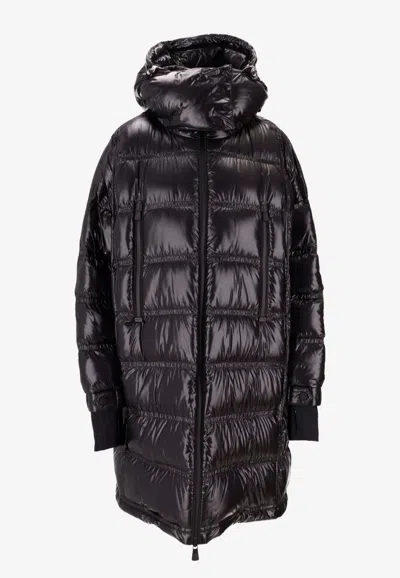 Moncler Rochelairs Long Parka In Black