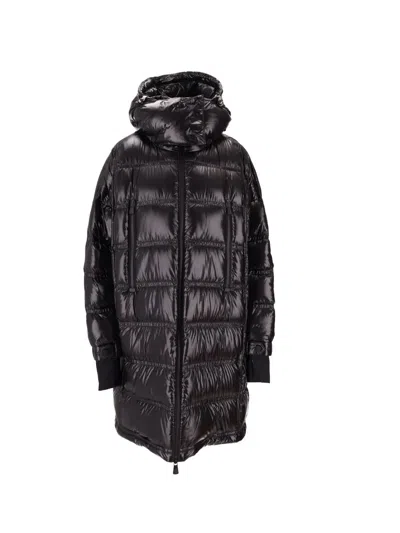Moncler Rochelairs Long Parka Grenoble In Black