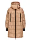 Moncler Rochelairs Puffer Jackets Pink In Brown