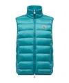 Moncler Rocoque Padded Bodywarmer In Blue