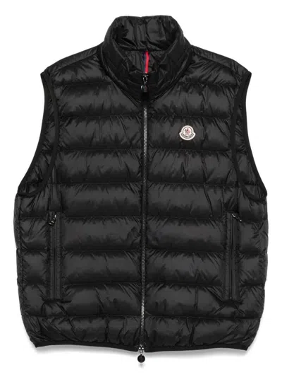 Moncler Rocoque Down Vest Clothing In Black