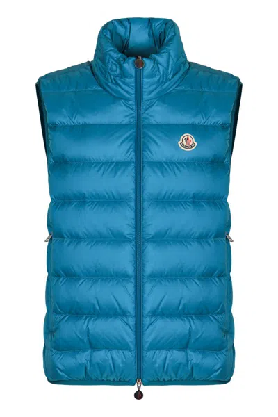 Moncler Rocoque Padded Bodywarmer In Blue